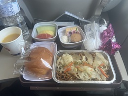 写真の種類:機内食・ドリンク