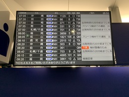 写真の種類:出発空港での写真