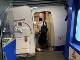 写真の種類:出発空港での写真