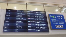 写真の種類:出発空港での写真