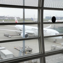 写真の種類:出発空港での写真