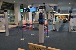 写真の種類:出発空港での写真