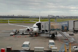 写真の種類:出発空港での写真