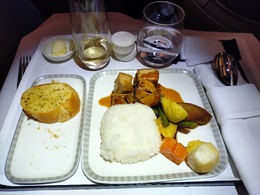 写真の種類:機内食・ドリンク