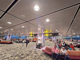 写真の種類:出発空港での写真