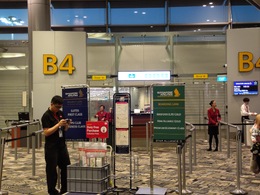 写真の種類:出発空港での写真