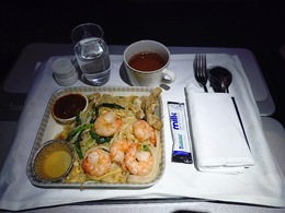 写真の種類:機内食・ドリンク