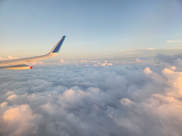 写真の種類:機窓・風景