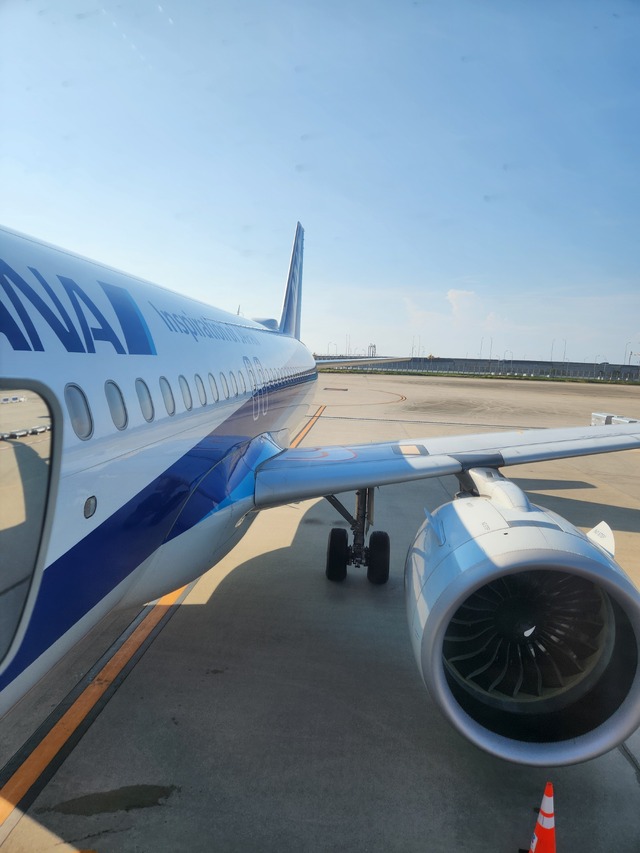 写真の種類:出発空港での写真