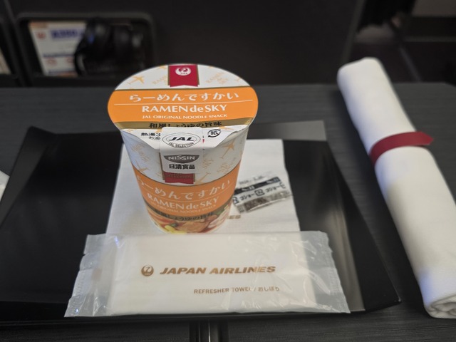 JL518の搭乗レビュー写真
