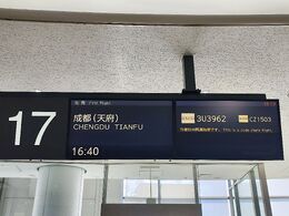 写真の種類:出発空港での写真